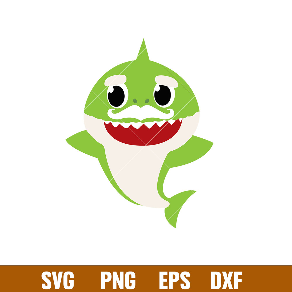 Baby Shark Svg, Family Shark Svg, Shark Svg, Ocean Life Svg, Png Dxf Eps Pdf File, BS06.jpg