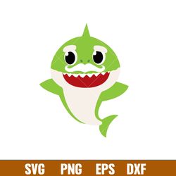 Baby Shark Svg, Family Shark Svg, Shark Svg, Ocean Life Svg, Png Dxf Eps Pdf File, BS06