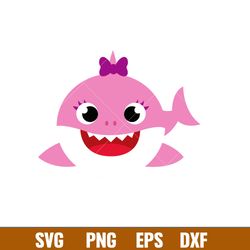 baby shark svg, family shark svg, shark svg, ocean life svg, png dxf eps pdf file, bs09