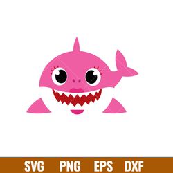 Baby Shark Svg, Family Shark Svg, Shark Svg, Ocean Life Svg, Png Dxf Eps Pdf File, BS10