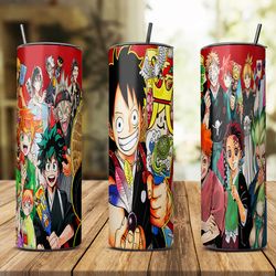 anime heroes tumbler design png, cartoon png, anime heroes tumbler, anime tumbler, one piece tumbler, anime tumbler 62