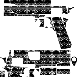 colt1911government gun design custom, ai, vector, svg engraving,digital fileblack white vector outline or line art file