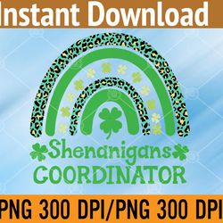 shenanigans st patricks day teacher png digital download