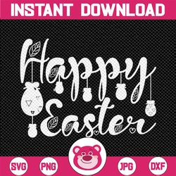 easter svg, happy easter svg, hoppy easter svg, bunny svg, easter bunny svg, digital cut file, easter svg file, bunny sv