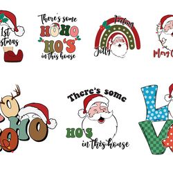 7 design christmas bundle sublimation,  christmas svg, merry christmas svg, xmas svg, santa svg, reindeer svg