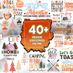design camping svg png bundle, camping svg, happy camper svg, fall svg, camper svg, camping life svg