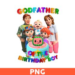 God Father Of The Birthday Boy Png, Cocomelon Png, Cocomelon Birthday Png, Cocomelon Family Png, Cartoon Png - Download