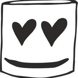 150  dj marshmello  svg, marshmello svg, smile face svg