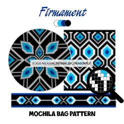 PATTERN: Tapestry crochet bag / wayuu mochila bag / Firmament 1
