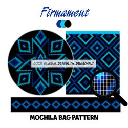 PATTERN: Tapestry crochet bag / wayuu mochila bag / Firmament 3