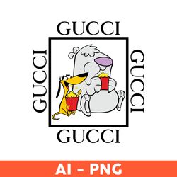 2 Stupid Dogs Gucci Png, Stupid Dogs Gucci Png, Gucci Logo Png, tupid Dogs Png, Brand Logo Png, Cartoon Png - Download