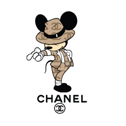 Mickey Fashion Chanel Svg, Chanel Logo Svg, Chanel Logo Svg, Chanel Fashion Logo Svg Digital Download