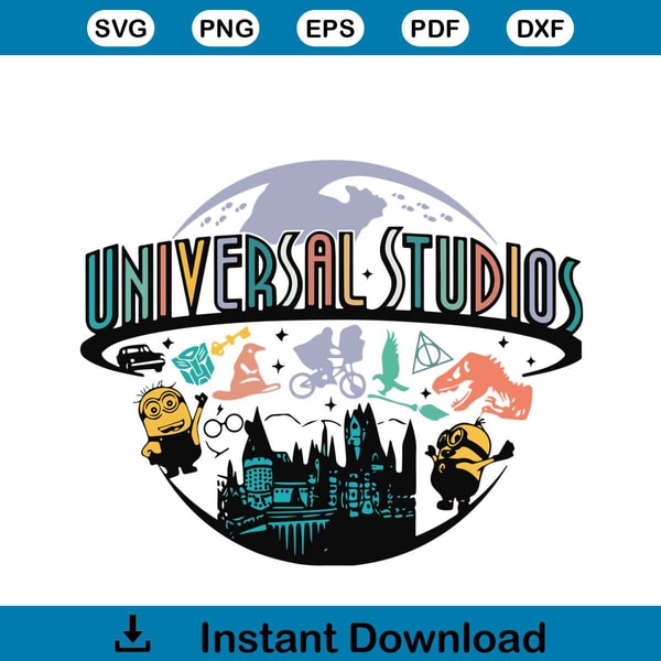 Universal Studios SVG Universal Orlando SVG Cricut For Files | Inspire ...