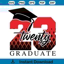 twenty 23 graduate svg senior svg cricut for files design