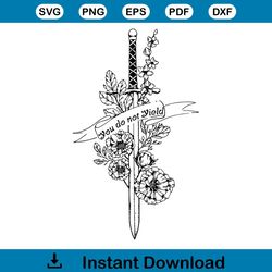 you do not yield svg kingdom of ash svg cricut for files design