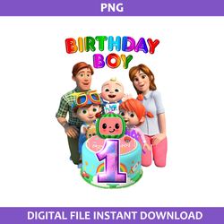 1st birthday boy cocomelon png, cocomelon birthday boy png, cocomelon fanily png, cocomelon png