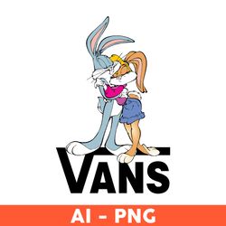 Bugs and Lola Bunny Vans Png, Vans Logo Png, Bugs and Lola Bunny Png, Cartoon Png, Brand Logo Png - Download