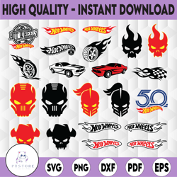 hot wheels svg bundle file cut digital download
