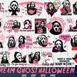 scream ghost halloween svg dxf eps png, bundle halloween svg, cricut, for cricut, silhouette, digital, file cut