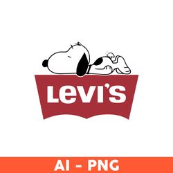 Levi's Snoopy Png, Snoopy Png, Levi's Png, Levi's Logo Png, Cartoon Png, Brand Logo Png - Download
