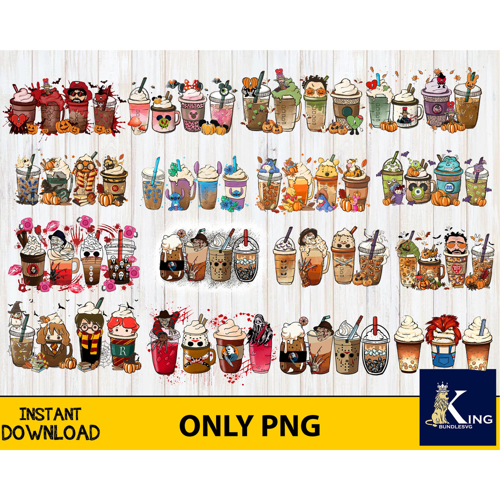 Coffee halloween bundle 30+ PNG.jpg