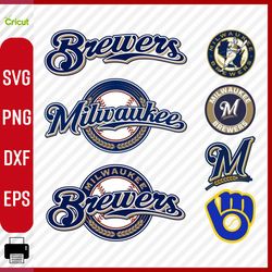 Layered Milwaukee Brewers svg, Milwaukee brewers logo, Milwaukee Brewers clipart, Milwaukee Brewers cricut, Brewers png