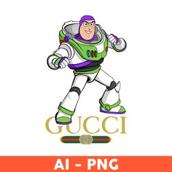 Buzz Lightyear Gucci Png, Gucci Logo Png, Buzz Lightyear Png, Cartoon Gucci Png, Ai Digital File, Brand Logo Png
