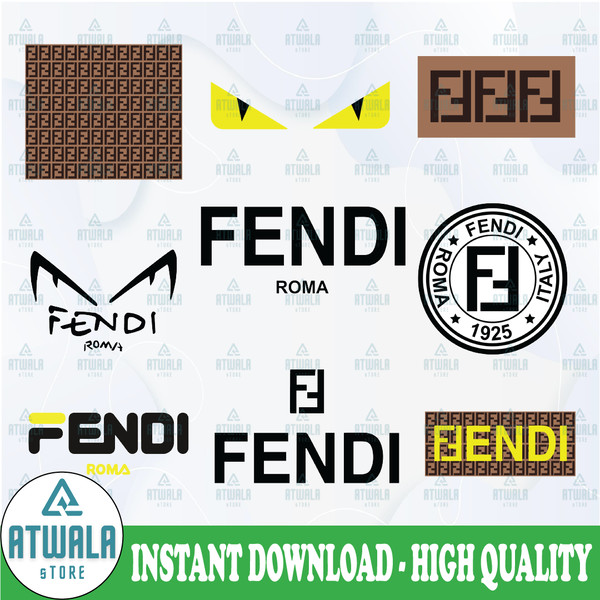 Fendi Logo PNG Vector (SVG) Free Download