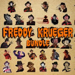 freddy krueger bundle svg dxf eps png, bundle halloween cricut, for cricut, silhouette, digital, file cut