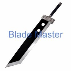 black edition 43-inch cloud strife buster sword the ultimate steel replica buster sword from final fantasy