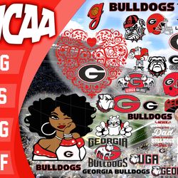 Georgia Bulldogs bundle svg, bundle Georgia Bulldogs svg, bundle ncaa svg, for Cricut, Silhouette, digital, file cut