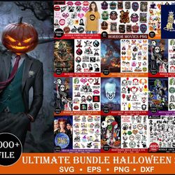 7000 file ultimate halloween svg eps png, halloween bundle svg, for cricut, silhouette, digital, file cut