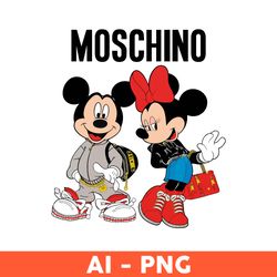mickey moschino png, minnie moschino png, moschino logo png , moschino svg file cut digital download, brand logo png