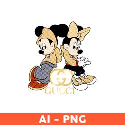 Mickey Gucci Png, Disney Gucci Png, Gucci Logo Png, Minnie Gucci Png, Ai Digital File, Brand Logo Png - Download