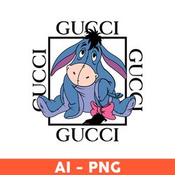 Eeyore Gucci Png, Gucci Logo Png, Eeyore Png, Winnie the Pooh Png, Disney Gucci Png, Gucci Logo Png, Brand Logo Png