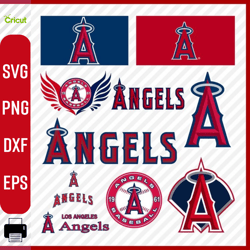 Layered Los Angeles Angels logo, Los Angeles Angels svg, Los Angeles Angels clipart, Los Angeles Angels cricut