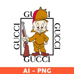 Gucci Elmer Fudd Png, Gucci Logo Png, Elmer Fudd Png, Elmer Fudd Gucci Png, Disney Gucci Png, Gucci Logo Png