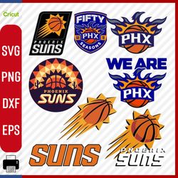 Phoenix Suns svg, Phoenix Suns logo, Phoenix Suns clipart, Phoenix Suns cricut,  Phoenix Suns cut