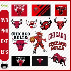 Digital Download, Chicago Bulls svg, Chicago Bulls clipart, Chicago Bulls cricut, Chicago Bulls logo, Chicago Bulls cut