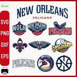 Digital Download, New Orleans Pelicans svg, New Orleans Pelicans logo, New Orleans Pelicans clipart