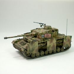 Built Model German Panzer IV Ausf.H, 1/72 scale