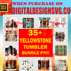 35-yellowstone-tumbler-bundle-png-yellowstone-tumbler-sublimation-tumbler