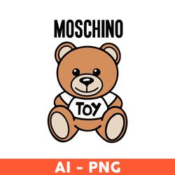 Moschino Milano Bear Svg, Moschino Logo Svg , Moschino Svg , Moschino Svg File Cut Digital Download, Brand Logo Png