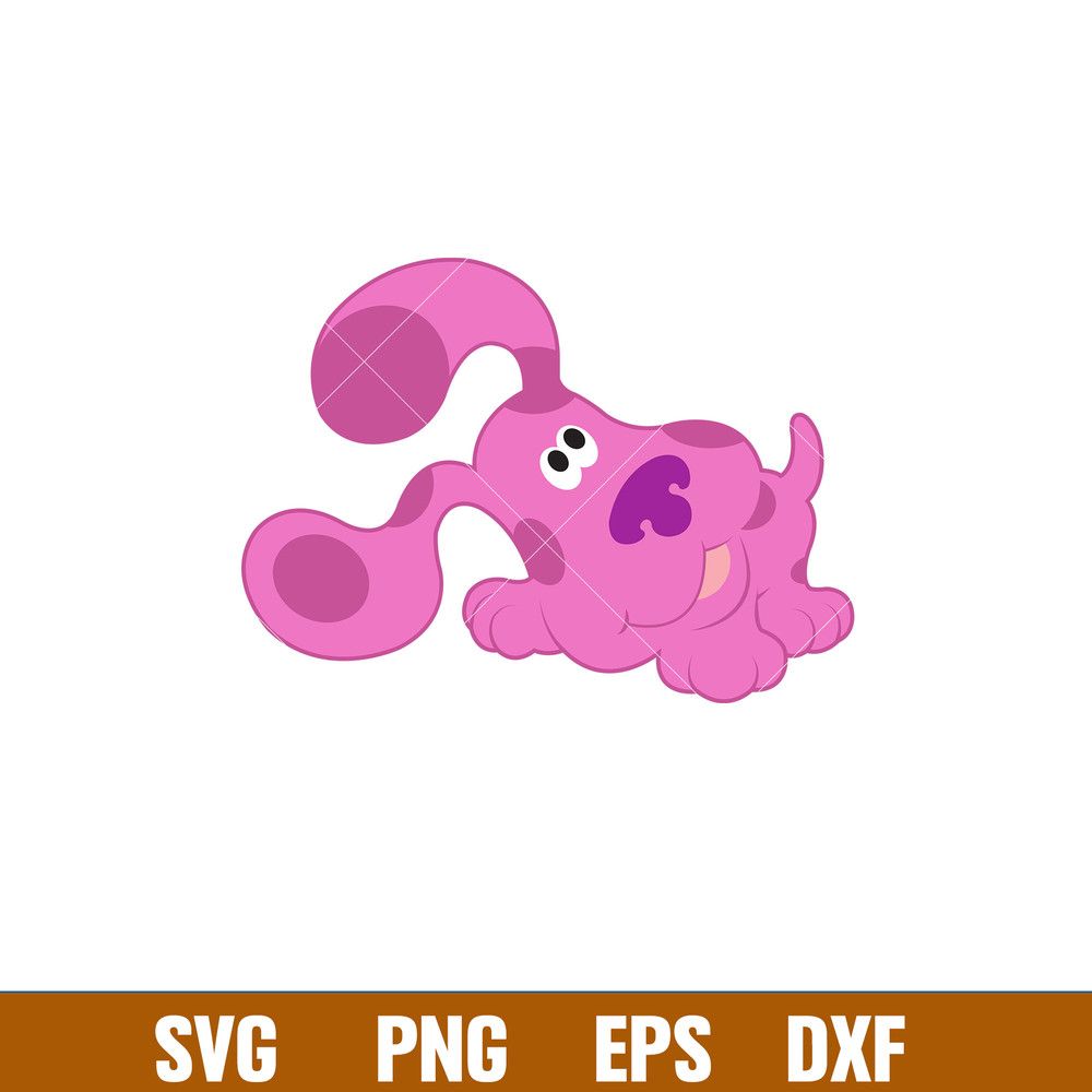 Blues Clues Svg, Blue’s Clues Paw Print Svg, Blues Dog Svg, Cartoon Svg, Png Dxf Eps Pdf File, BC09.jpg