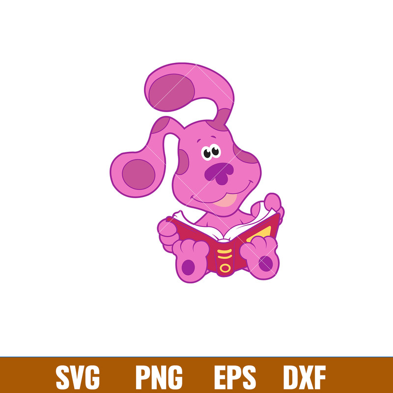 Blues Clues Svg, Blue’s Clues Paw Print Svg, Blues Dog Svg, Cartoon Svg, Png Dxf Eps Pdf File, BC11.jpg