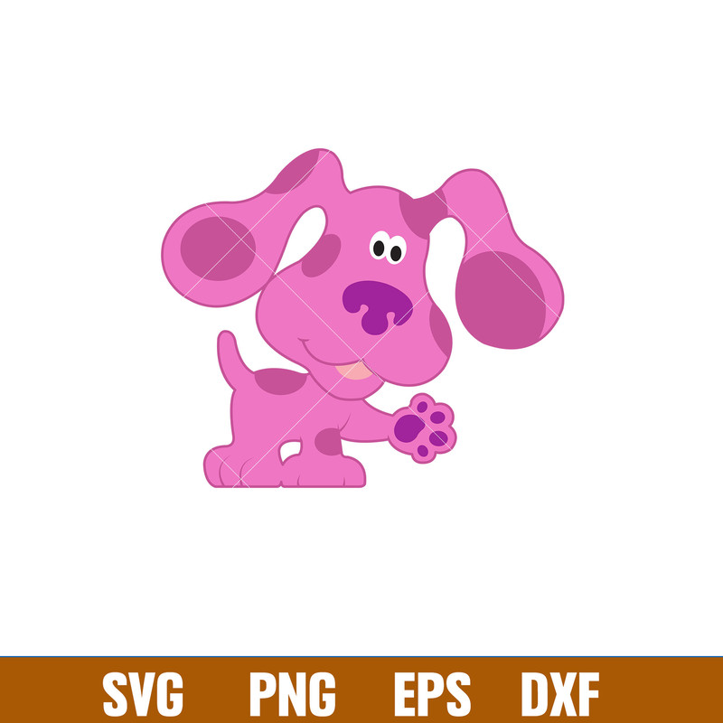 Blues Clues Svg, Blue’s Clues Paw Print Svg, Blues Dog Svg, Cartoon Svg, Png Dxf Eps Pdf File, BC13.jpg