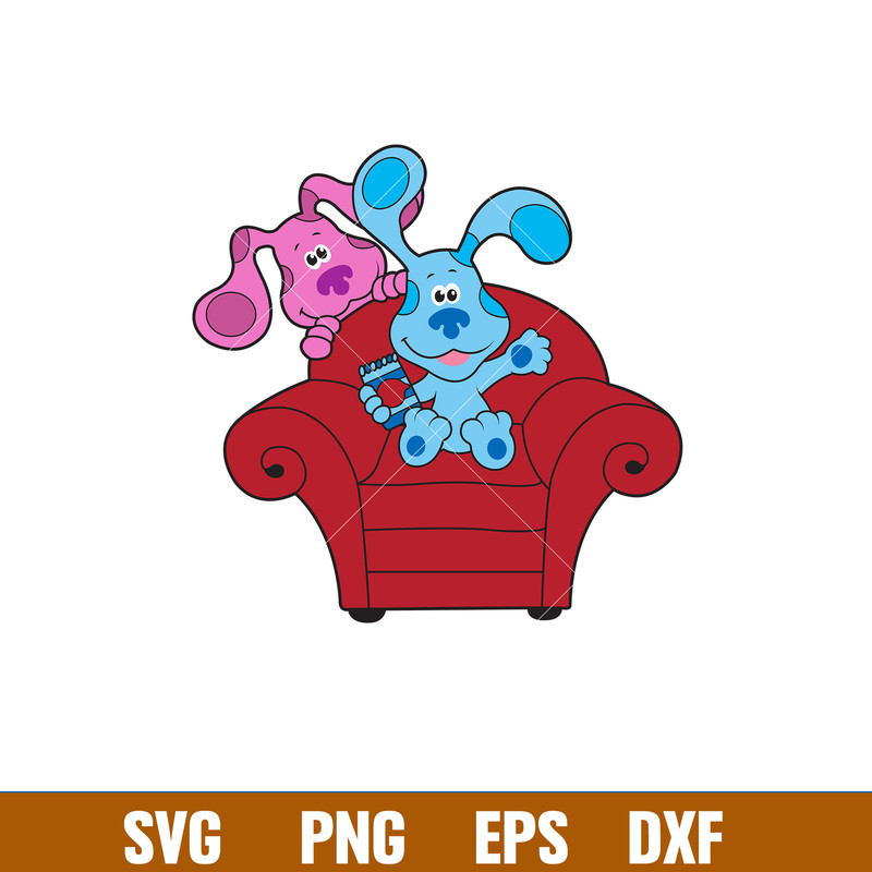 Blues Clues Svg, Blue’s Clues Paw Print Svg, Blues Dog Svg, Cartoon Svg, Png Dxf Eps Pdf File, BC15.jpg