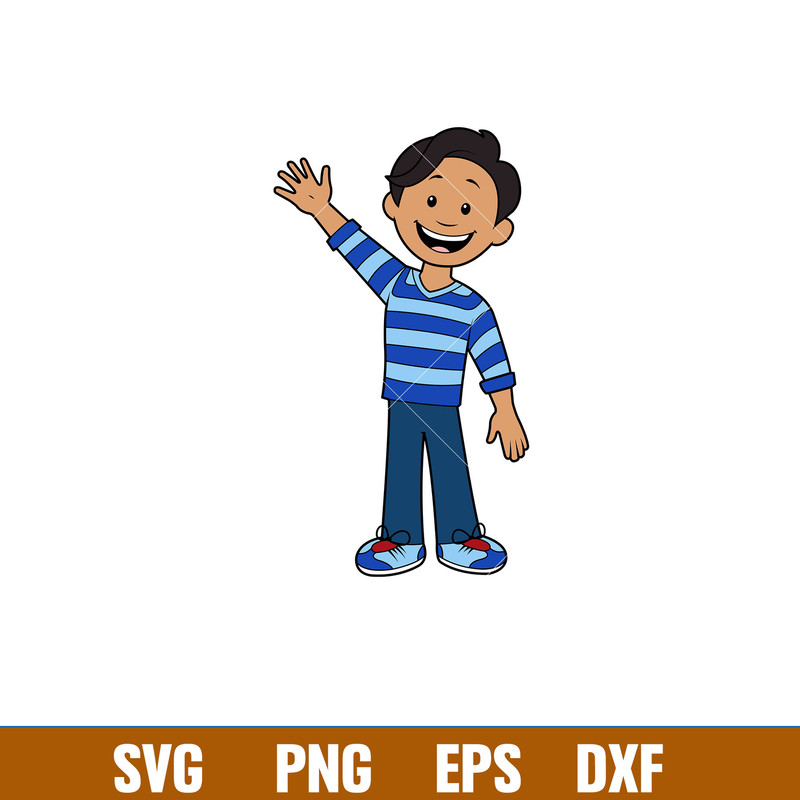 Blues Clues Svg, Blue’s Clues Paw Print Svg, Blues Dog Svg, Cartoon Svg, Png Dxf Eps Pdf File, BC18.jpg
