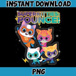 superkitties png, super cat designs, bitsy cat, ginny cat, buddy cat, sparks, junior (3)