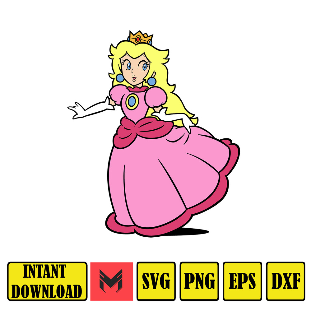 Mario Svg, svg files for cricut, mario svg, mario family svg files, mario png, Layered svg, Digital files (50).jpg